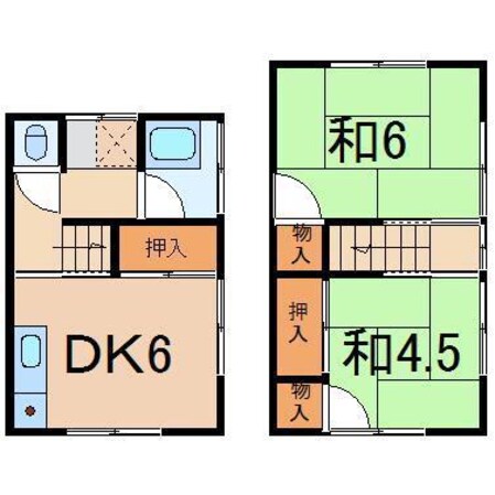 松山荘の物件間取画像